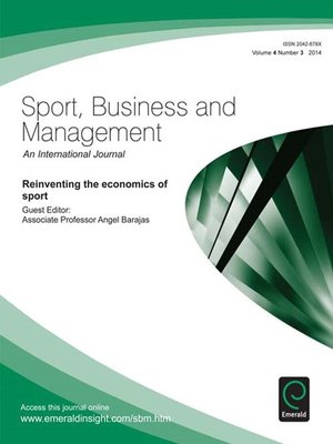 cover image of Sport, Business and Management: An International Journal, Volume 4, Issue 3